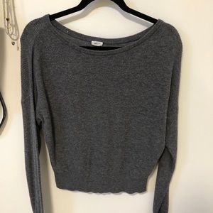 Wide neck Garage sweater
